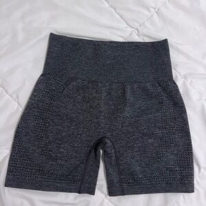 Women's High-Waisted Gray Shorts